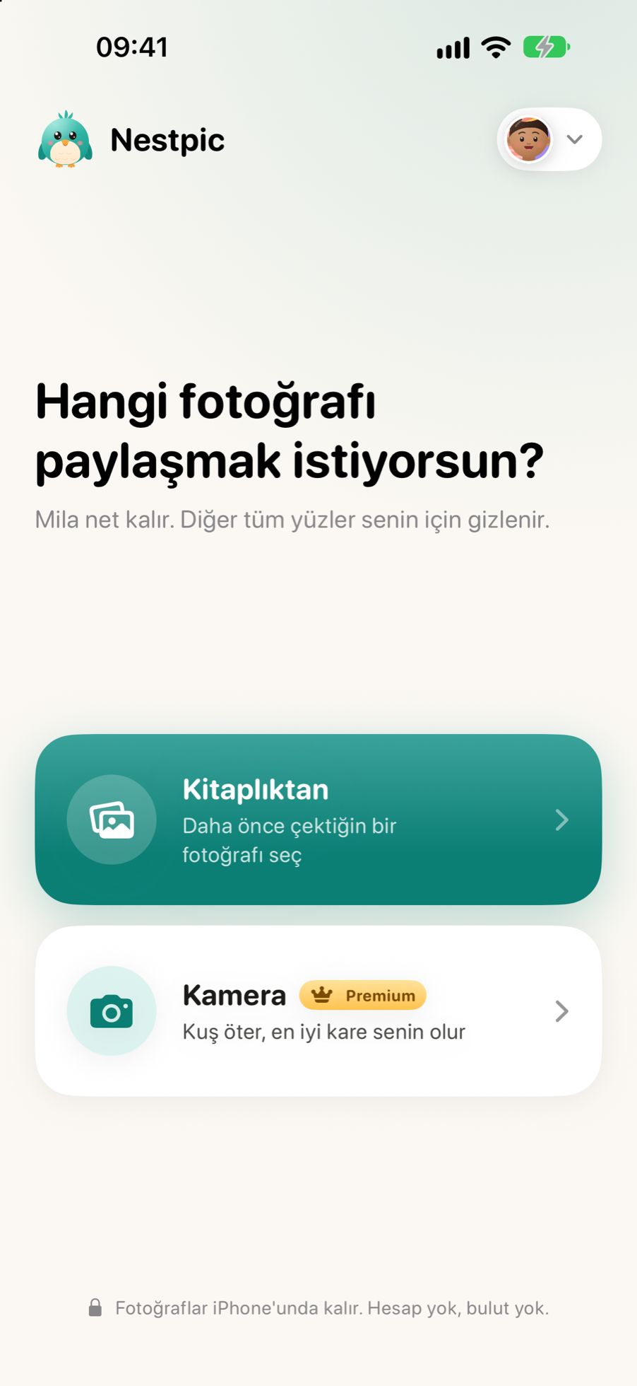 Nestpic'te fotoğraf seçme
