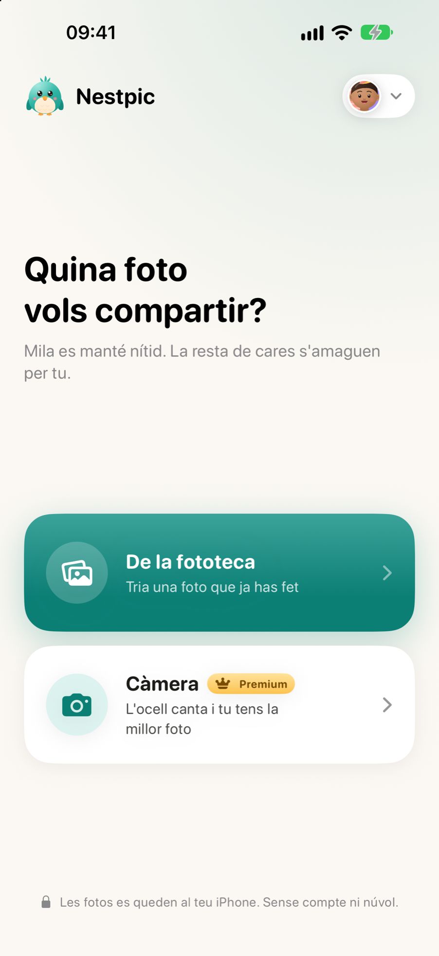 Triar una foto al Nestpic