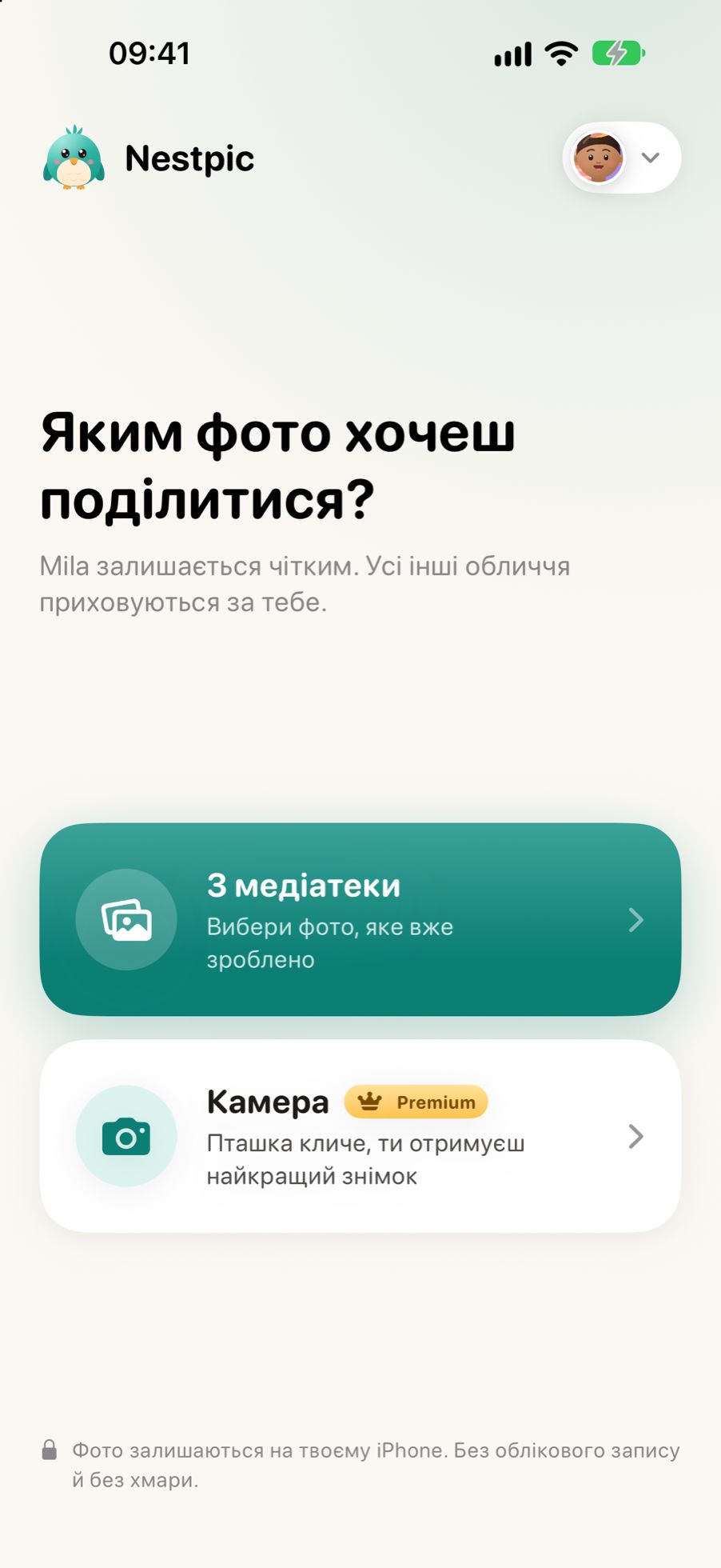 Вибір фото в Nestpic