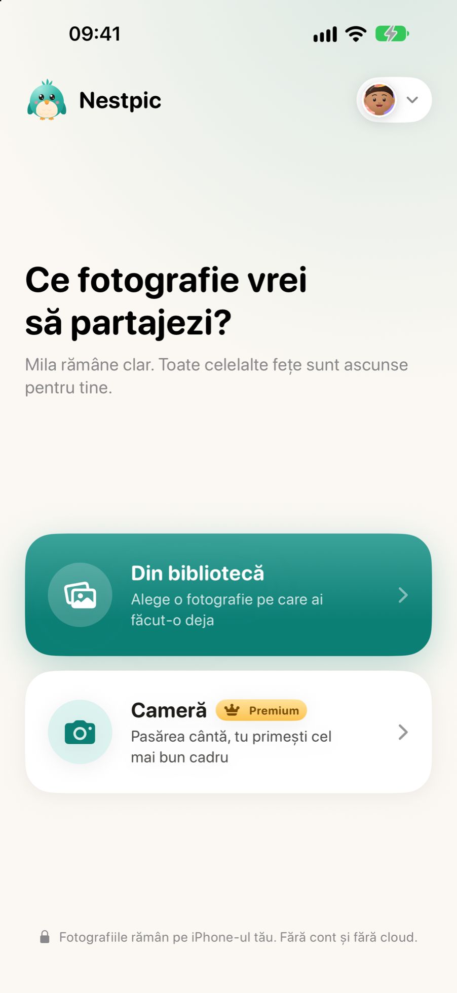 Alegerea unei poze în Nestpic