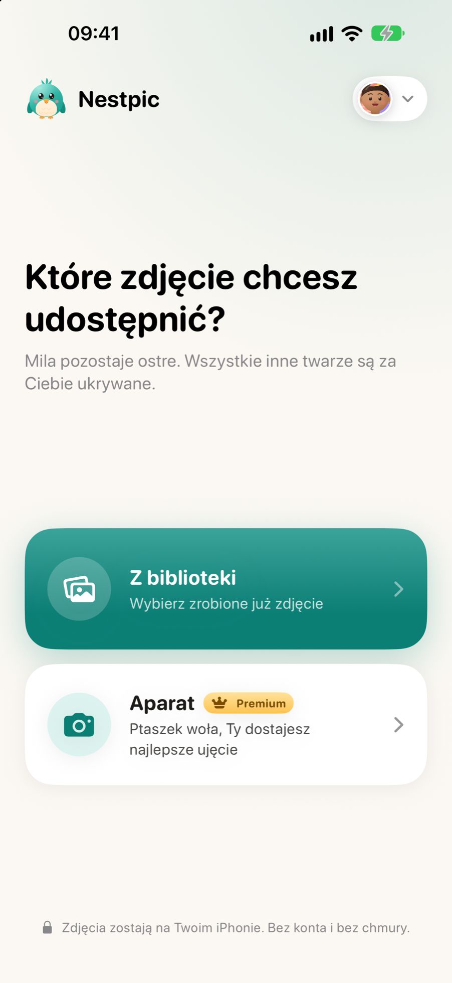 Wybieranie zdjęcia w Nestpic